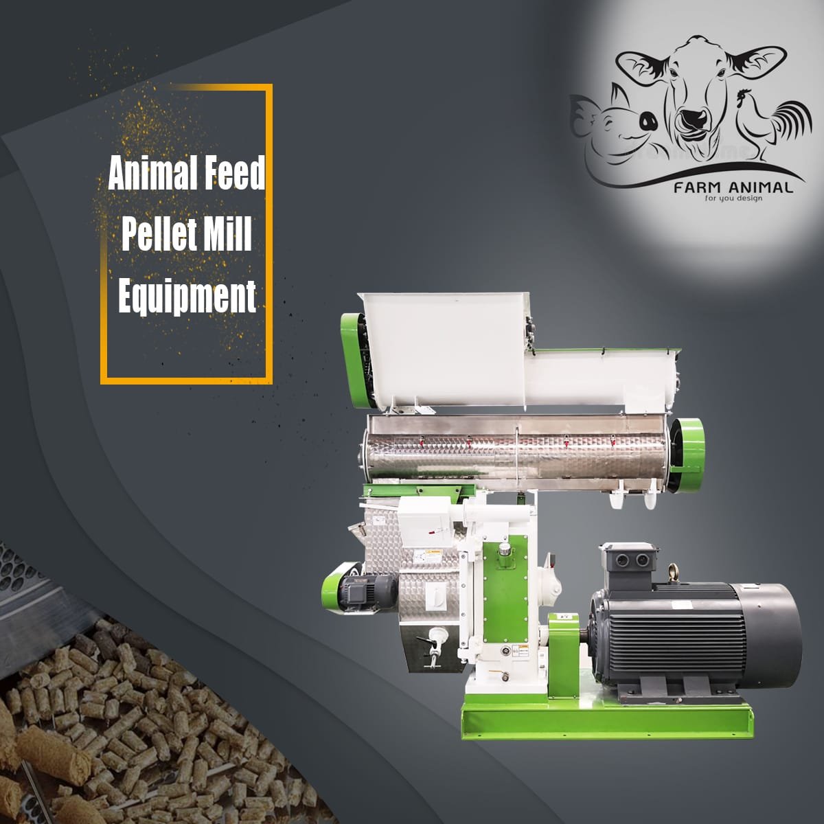 animal feed pellet machine